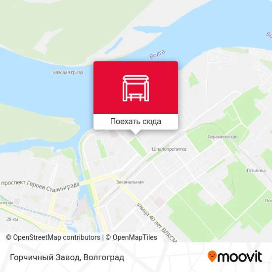 Карта Горчичный Завод