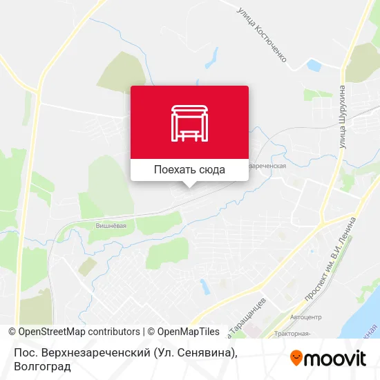 Карта Пос. Верхнезареченский (Ул. Сенявина)