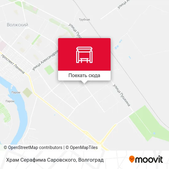 Карта Храм Серафима Саровского