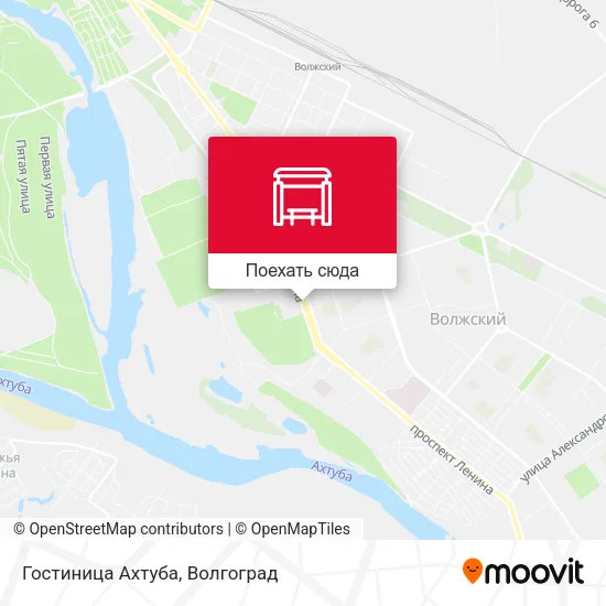 Карта Гостиница Ахтуба