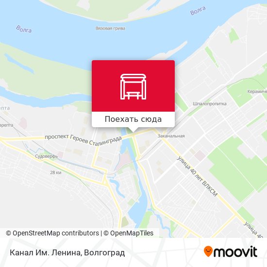 Карта Канал Им. Ленина