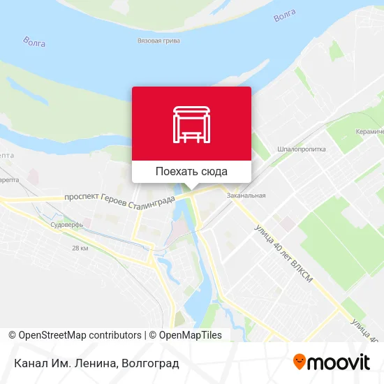 Карта Канал Им. Ленина