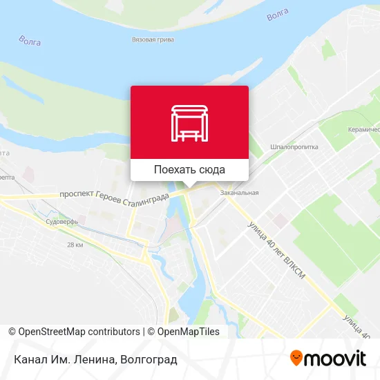 Карта Канал Им. Ленина