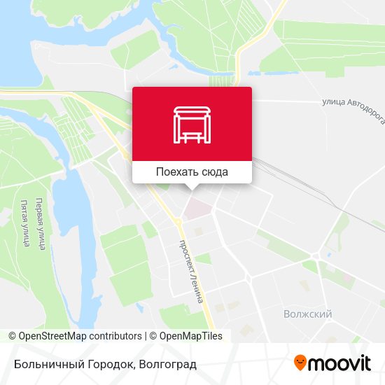 Карта Больничный Городок