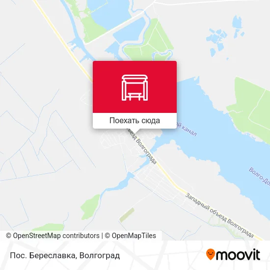 Карта Пос. Береславка