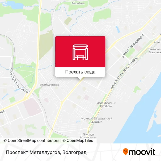 Карта Проспект Металлургов