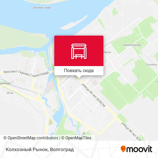 Карта Колхозный Рынок