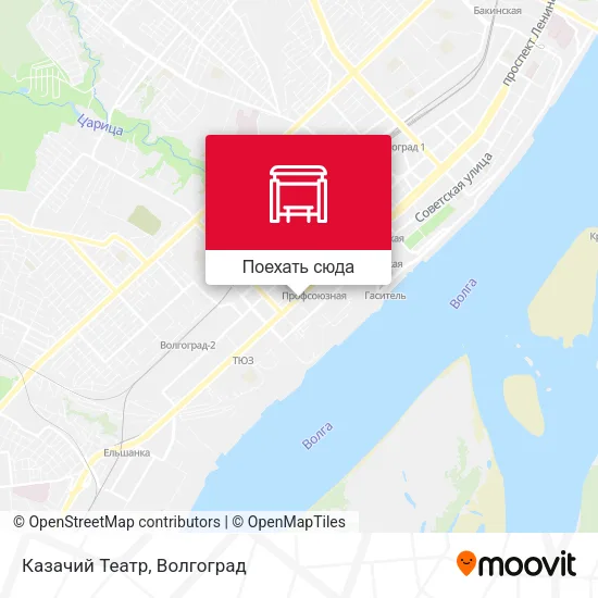 Карта Казачий Театр
