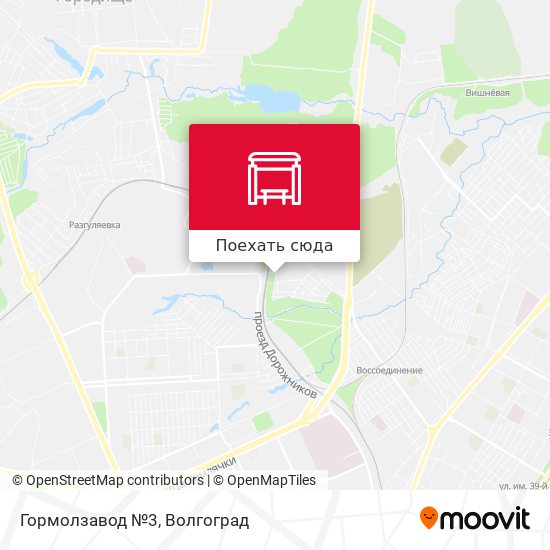 Карта Гормолзавод №3