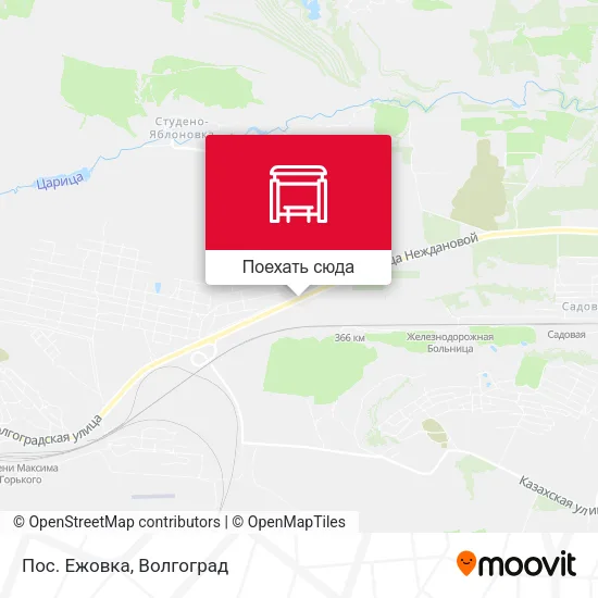 Карта Пос. Ежовка