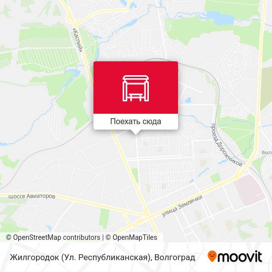 Карта Жилгородок (Ул. Республиканская)