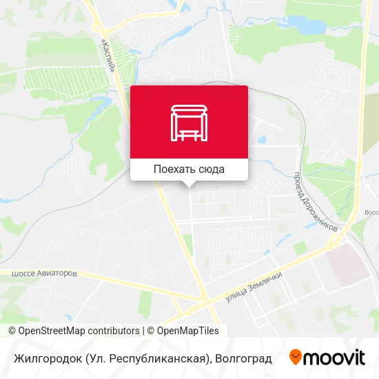 Карта Жилгородок (Ул. Республиканская)