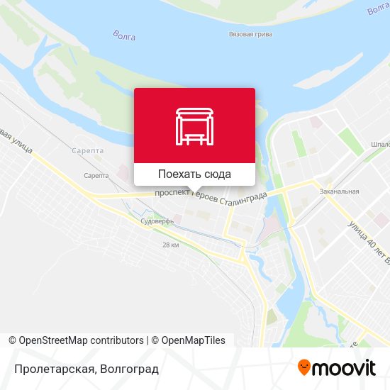 Карта Пролетарская