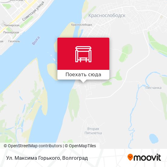 Карта Ул. Максима Горького