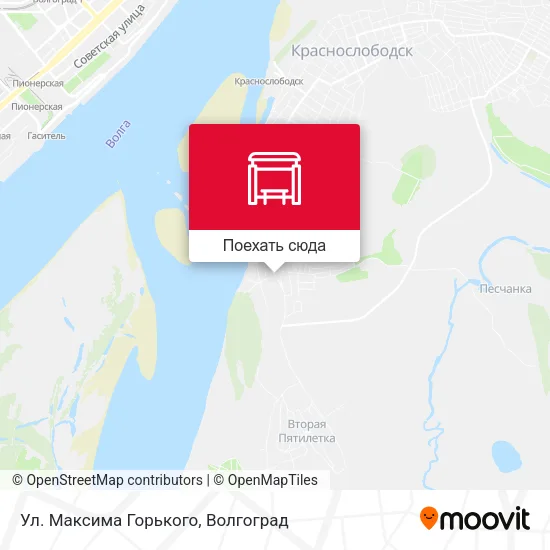 Карта Ул. Максима Горького