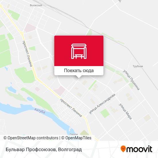 Карта Бульвар Профсоюзов