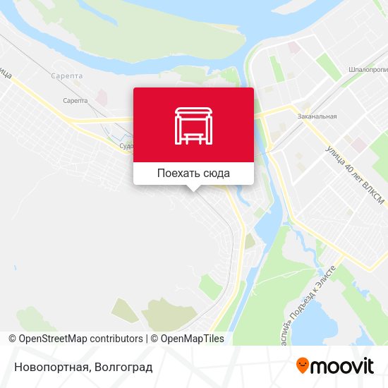 Карта Новопортная