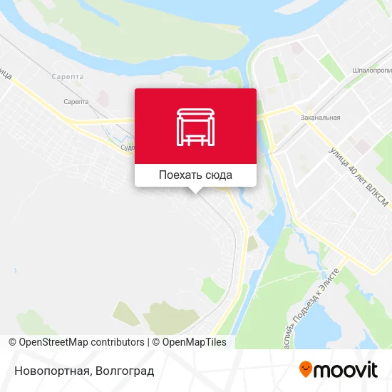 Карта Новопортная