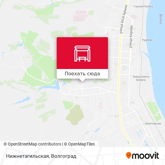 Карта Нижнетагильская