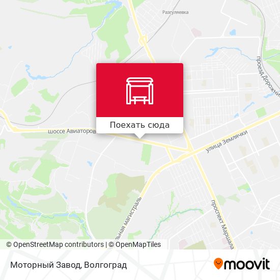 Карта Моторный Завод