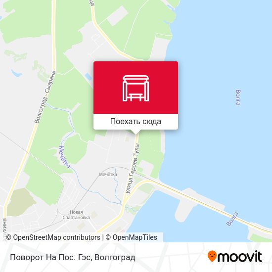 Карта Поворот На Пос. Гэс