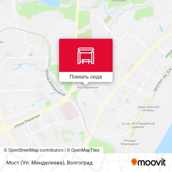 Карта Мост (Ул. Менделеева)