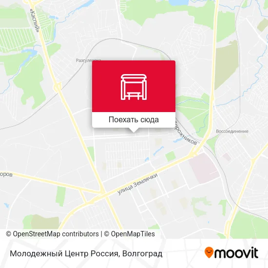 Карта Молодежный Центр Россия