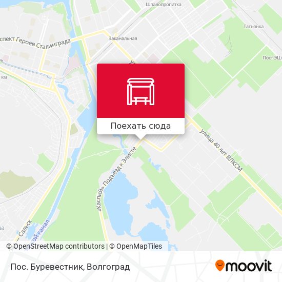 Карта Пос. Буревестник
