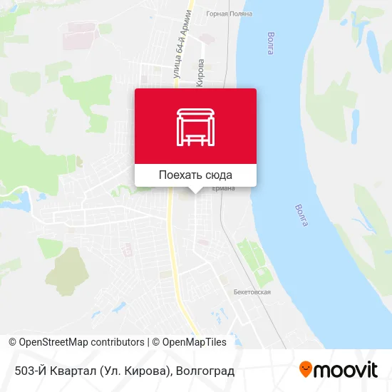 Карта 503-Й Квартал (Ул. Кирова)