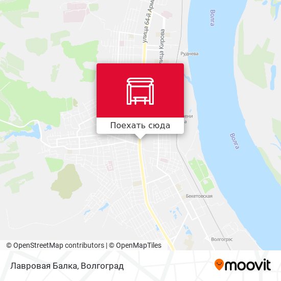 Карта Лавровая Балка