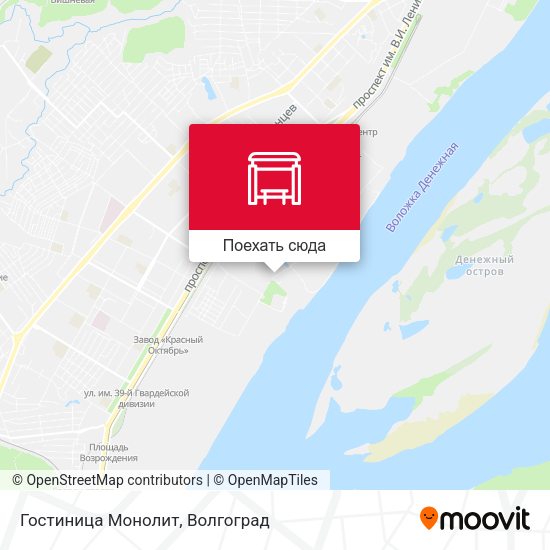 Карта Гостиница Монолит