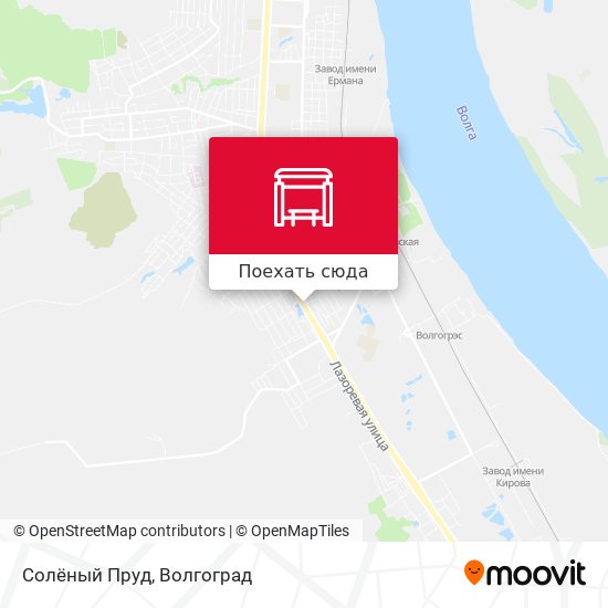 Карта Солёный Пруд