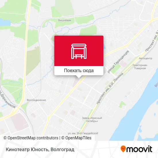 Карта Кинотеатр Юность