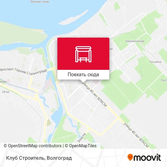 Карта Клуб Строитель