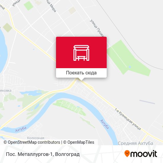 Карта Пос. Металлургов-1
