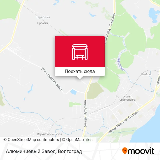 Карта Алюминиевый Завод
