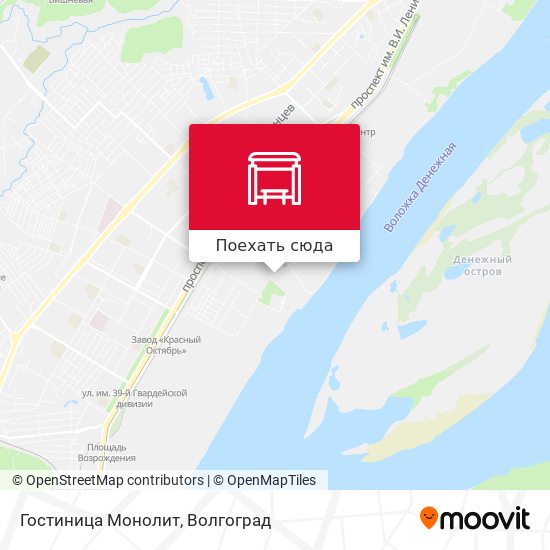 Карта Гостиница Монолит
