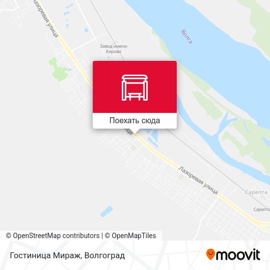 Карта Гостиница Мираж