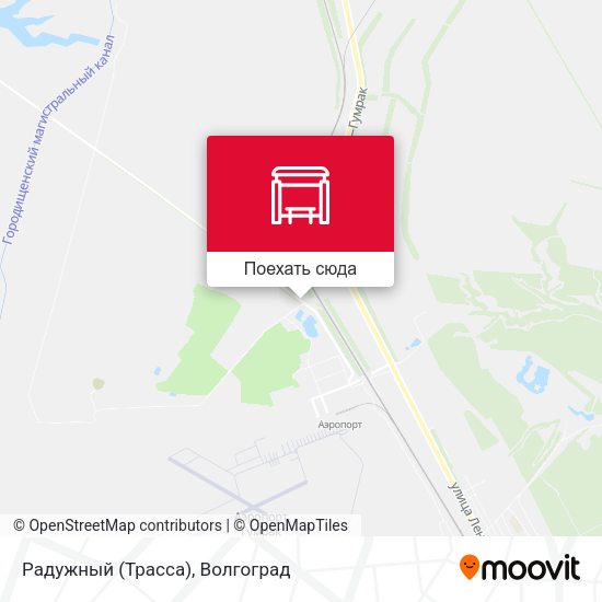 Карта Радужный (Трасса)