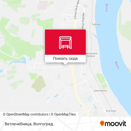 Карта Ветлечебница