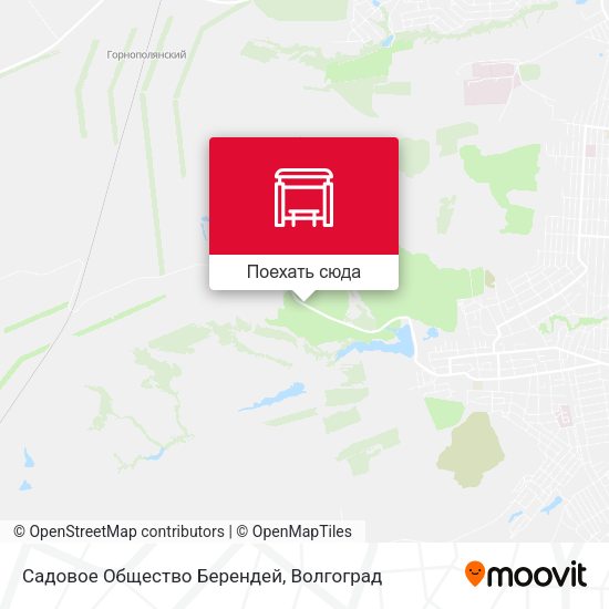 Карта Садовое Общество Берендей