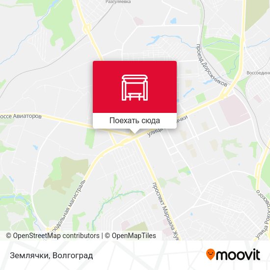 Карта Землячки