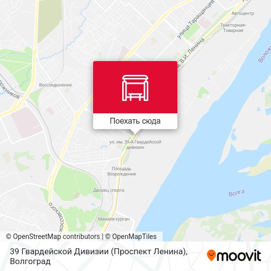 Карта 39 Гвардейской Дивизии (Проспект Ленина)