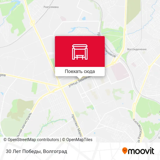 Карта 30 Лет Победы