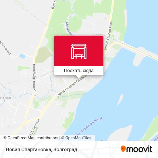 Карта Новая Спартановка