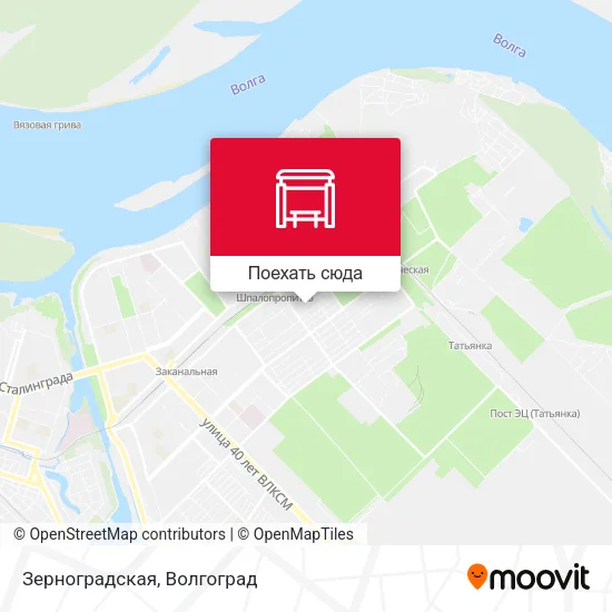 Карта Зерноградская