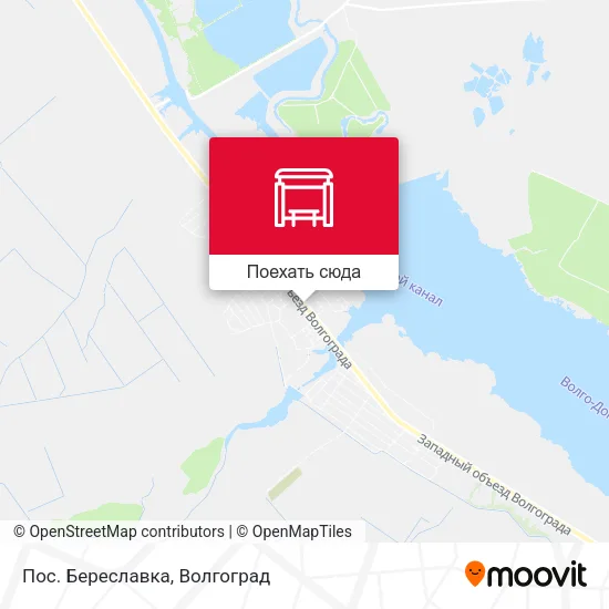 Карта Пос. Береславка