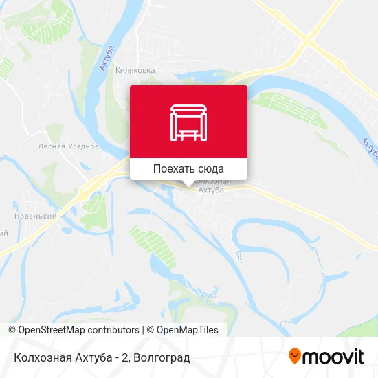 Карта Колхозная Ахтуба - 2