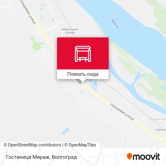Карта Гостиница Мираж