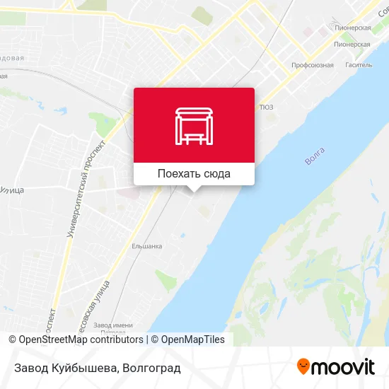 Карта Завод Куйбышева